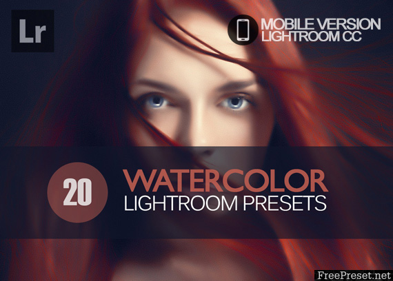 20 Watercolor Lightroom Mobile bundle
