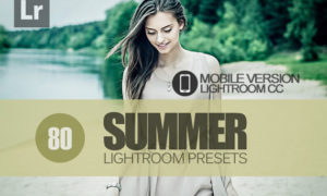 80 Summer Lightroom Mobile bundle