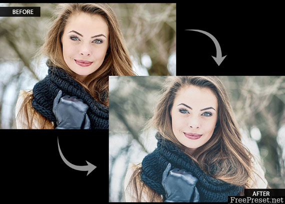 85+ Winter Lightroom Mobile bundle