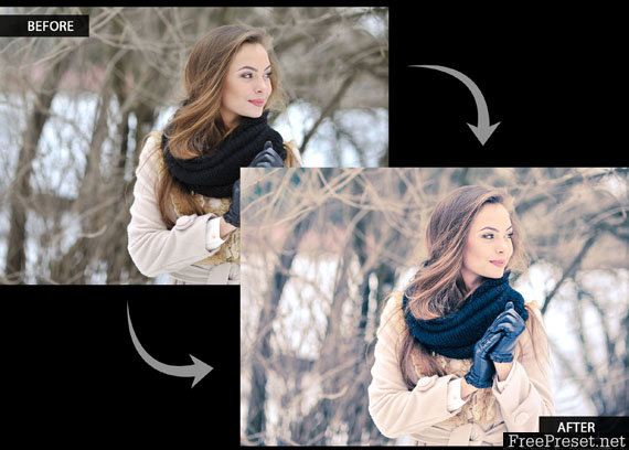 85+ Winter Lightroom Mobile bundle