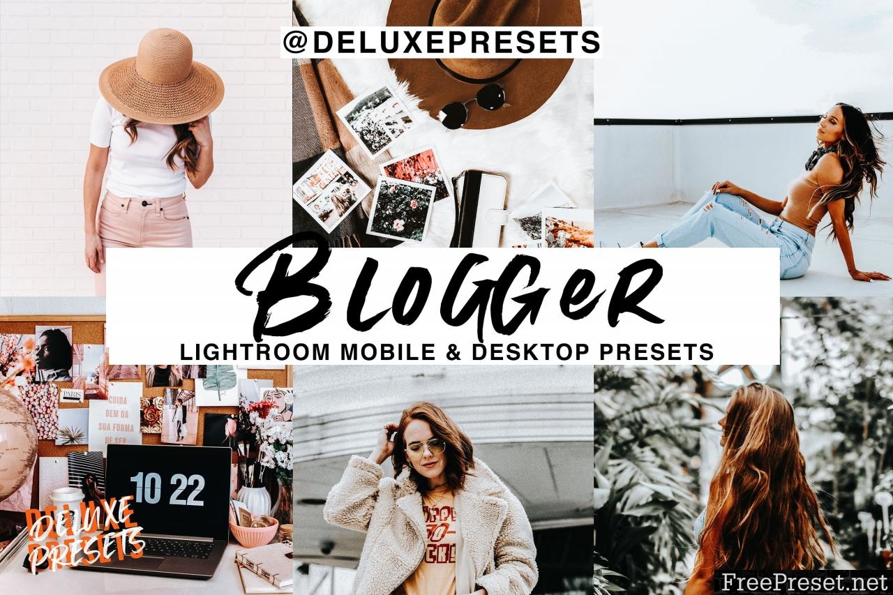 Blogger Lightroom Mobile & Lightroom Desktop Preset