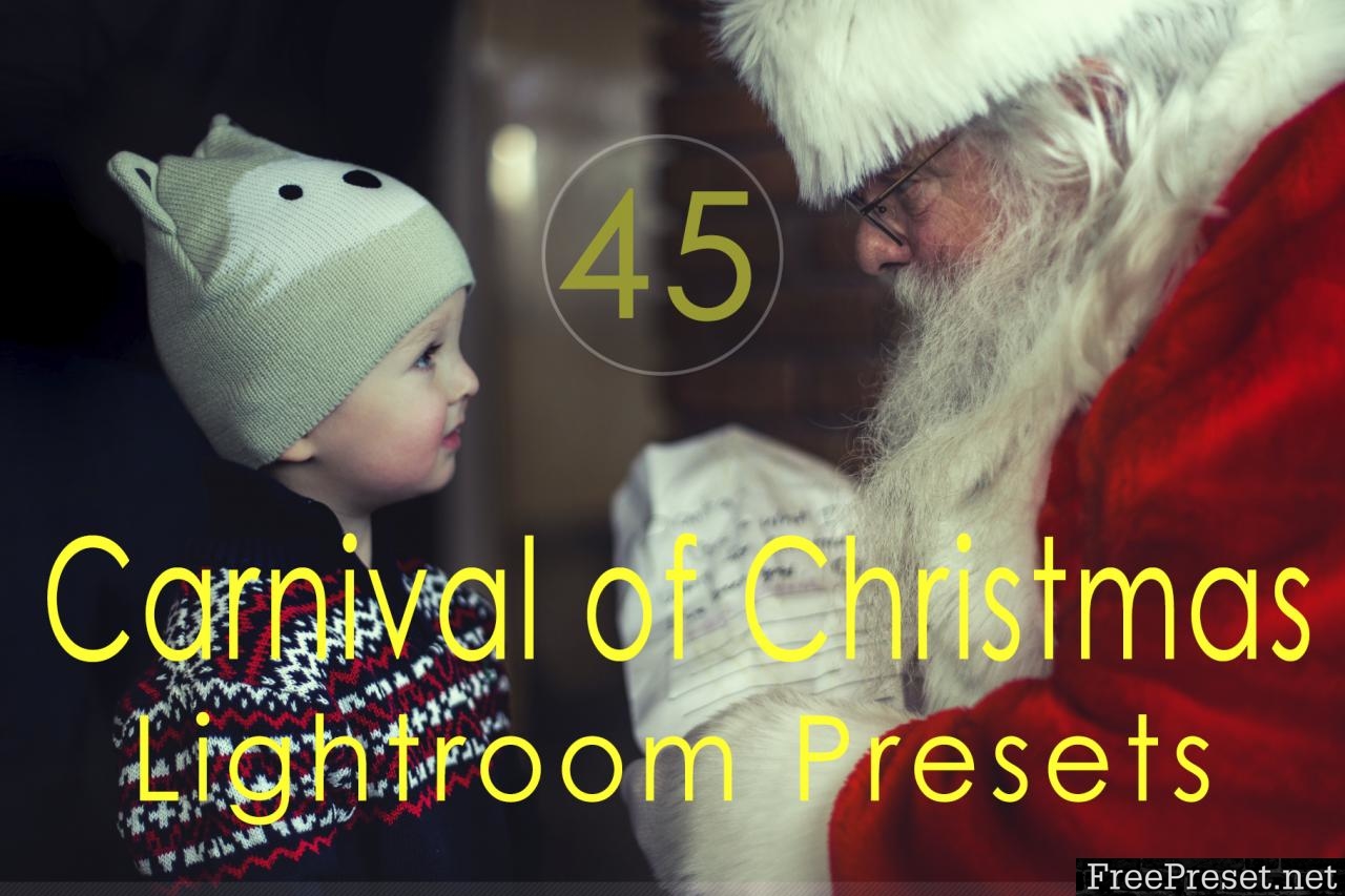 Carnival of Christmas Lightroom Presets