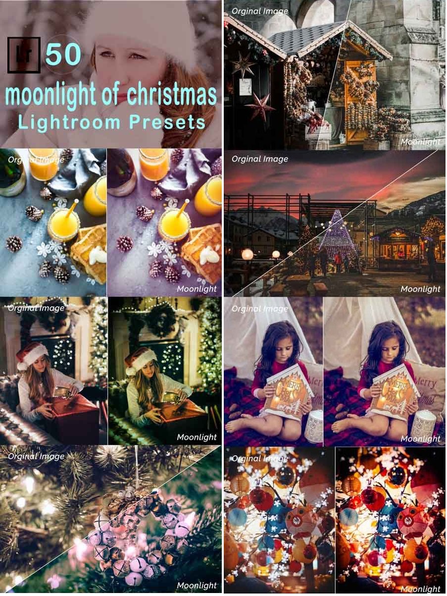 Moonlight of Christmas Lightroom Presets 3506493