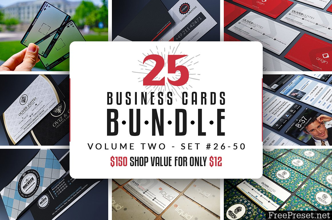 25 Business Cards Bundle - Vol 02 2991820