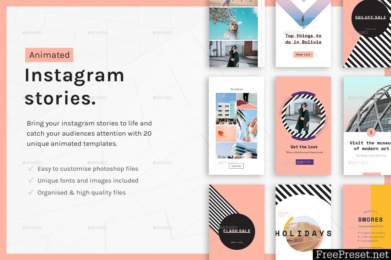 Animated Instagram Stories Templates 22815928