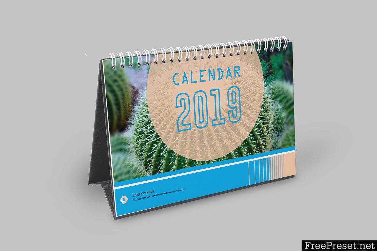 Desk Calendar 2019 V15