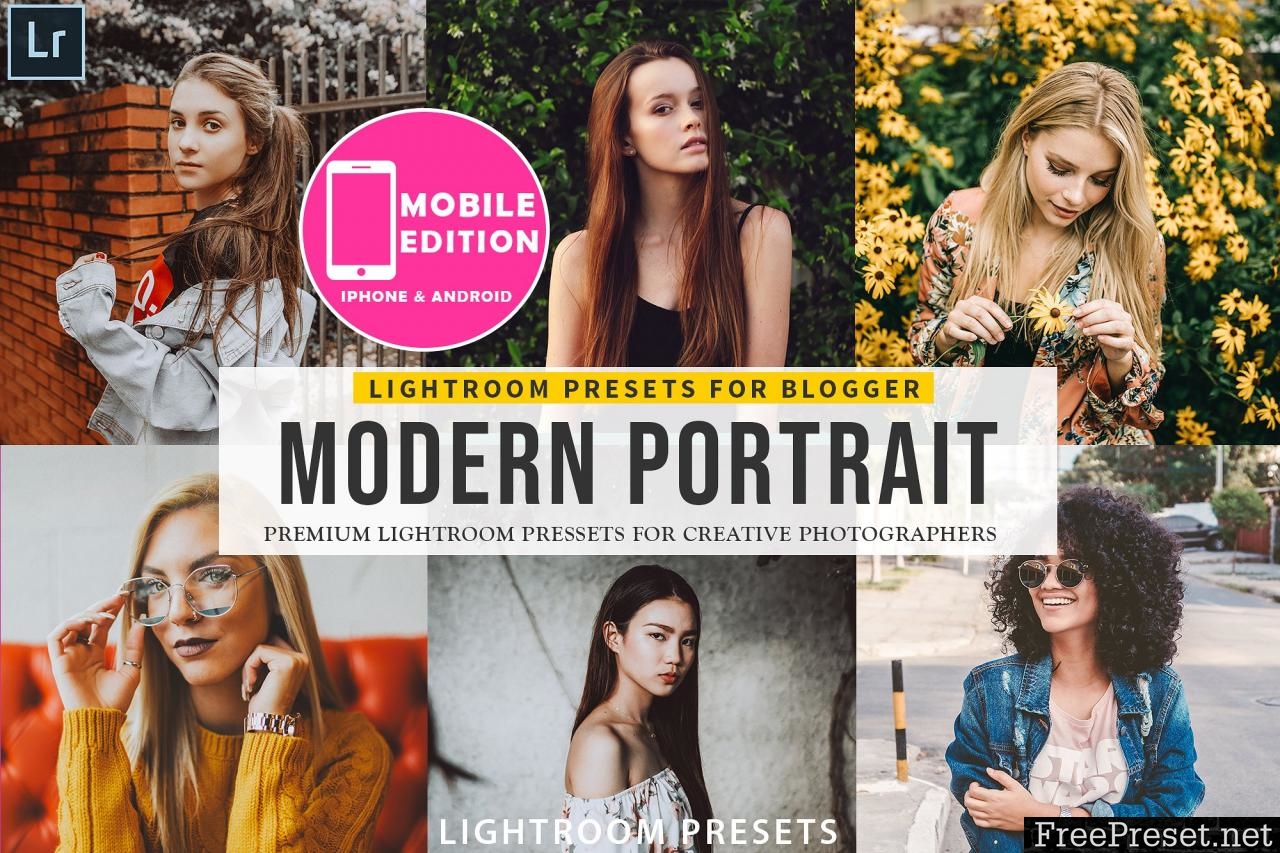 Modern portrait Lightroom Presets Collection