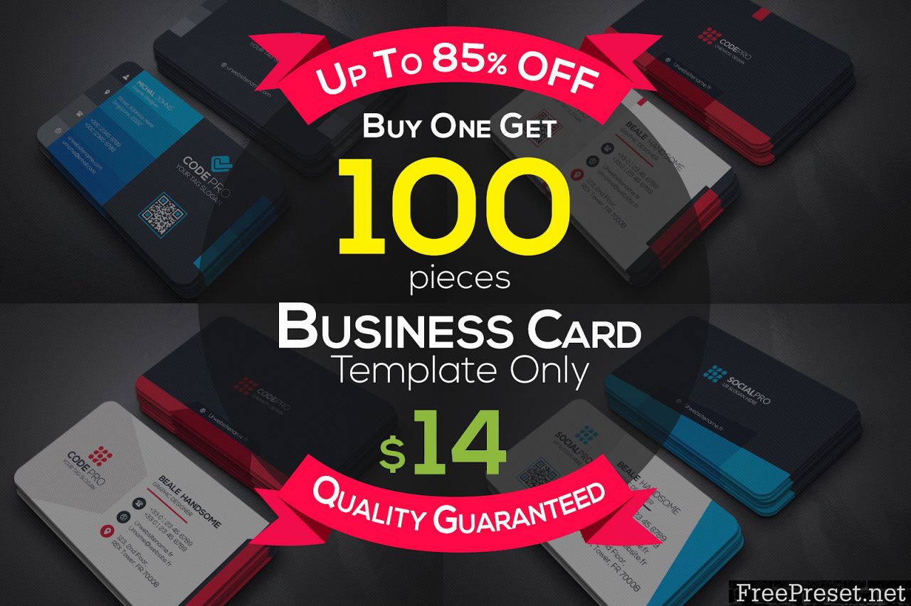 Multipurpose Business Cards Bundle 3243432