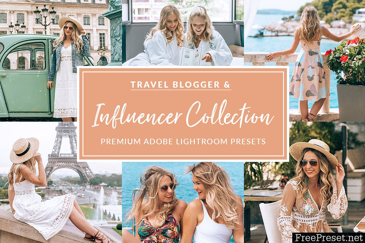 Editing Filter Pack for Travel Bloggers 240 Instagram Bundle Lightroom Presets Mobile & Desktop Photo Editing Pack Influencer Preset