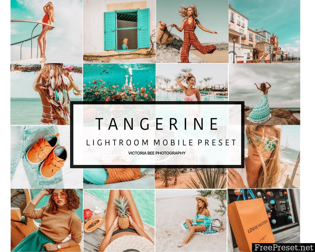 5 Mobile Lightroom presets TANGERINE 3491216