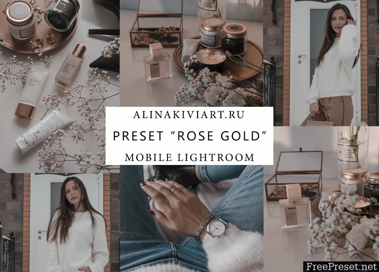 Alina Kiviart - Rose & Gold Lightroom & Mobile Presets