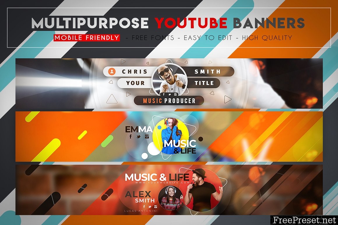 Creative MultiPurpose YouTube Banner 3164427