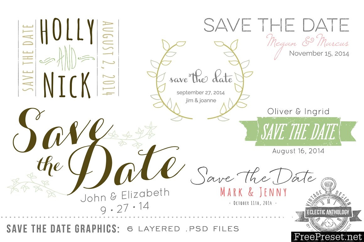 Save the Date Overlay Graphics 59573