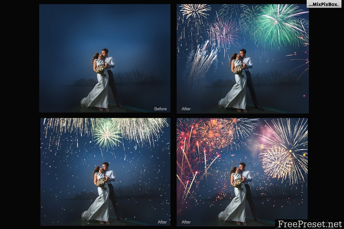 100 Fireworks Overlays 1608202