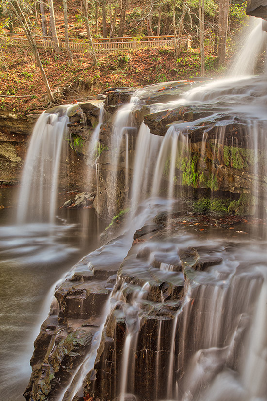 Photographing Brush Creek Falls (West Virginia)