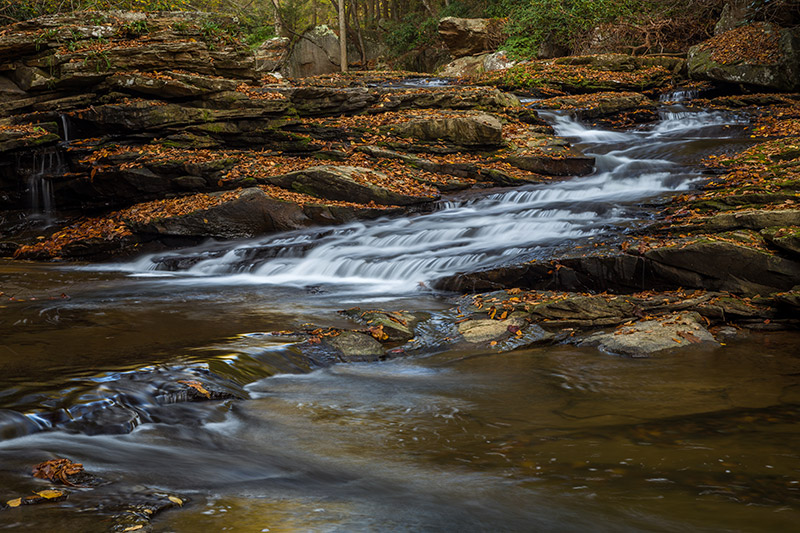 Photographing Mill Creek Falls (West Virginia)