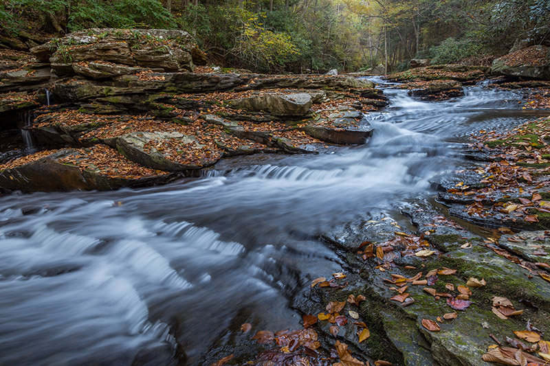 Photographing Mill Creek Falls (West Virginia)