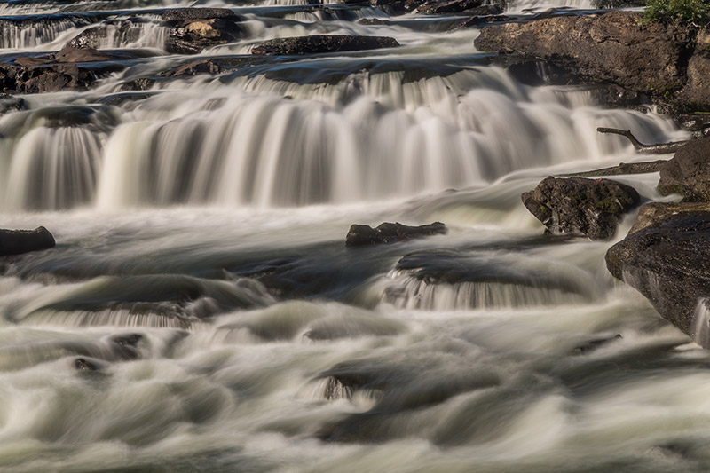 Photographing Sandstone Falls in West Virginia