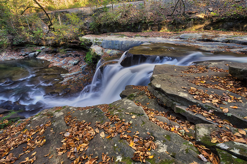 Photographing Dunloup Falls in West Virginia