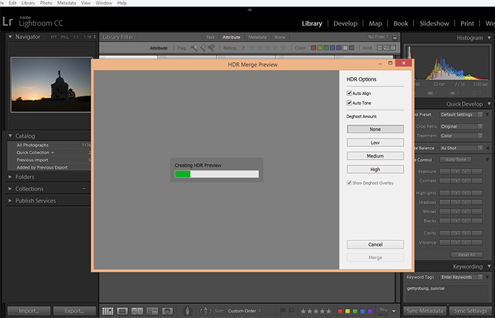 Step-by-Step: HDR Merge in Lightroom