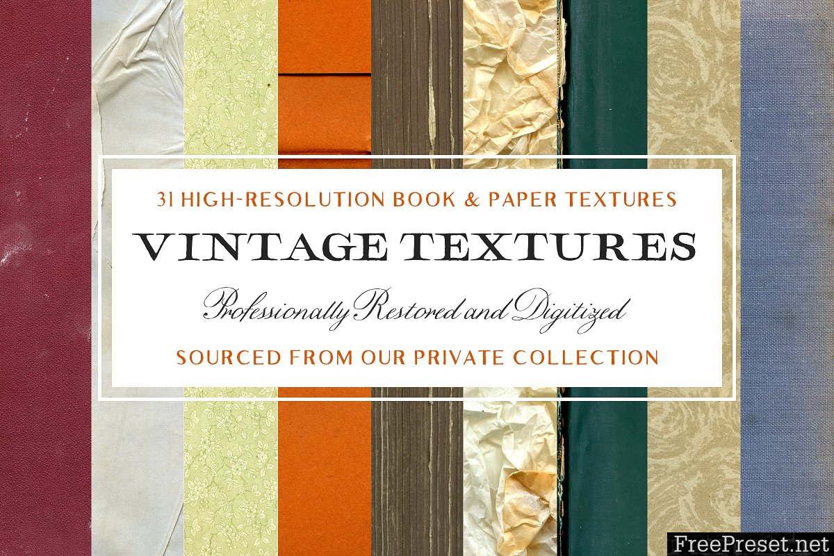 31 Vintage Book & Paper Textures 1874721
