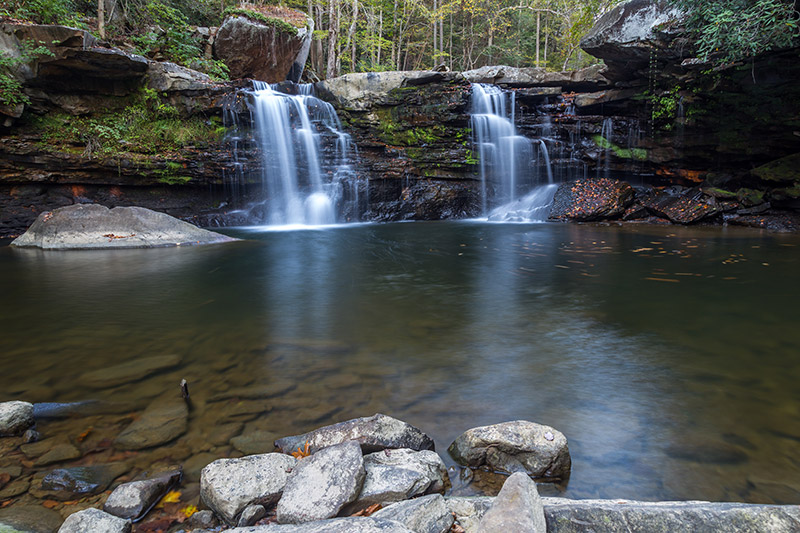 Photographing Mill Creek Falls (West Virginia)