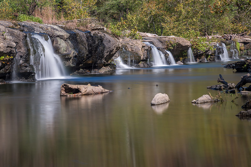 Photographing Sandstone Falls in West Virginia