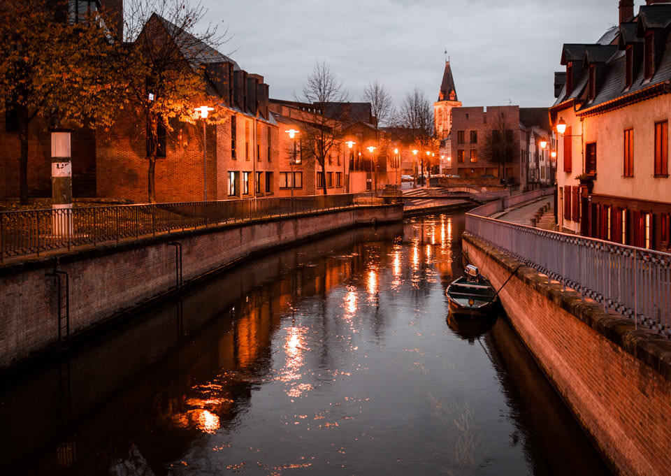 Dusk in Amiens