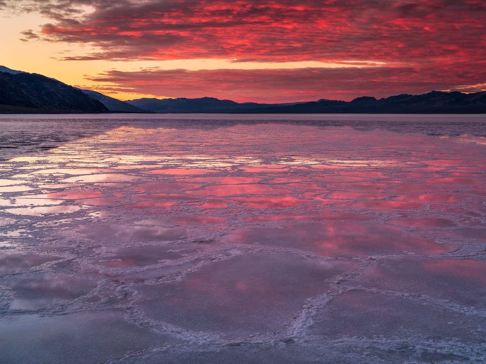 Sunrise Badwater Reflection