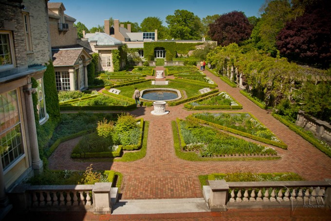 garden at the george eastman house