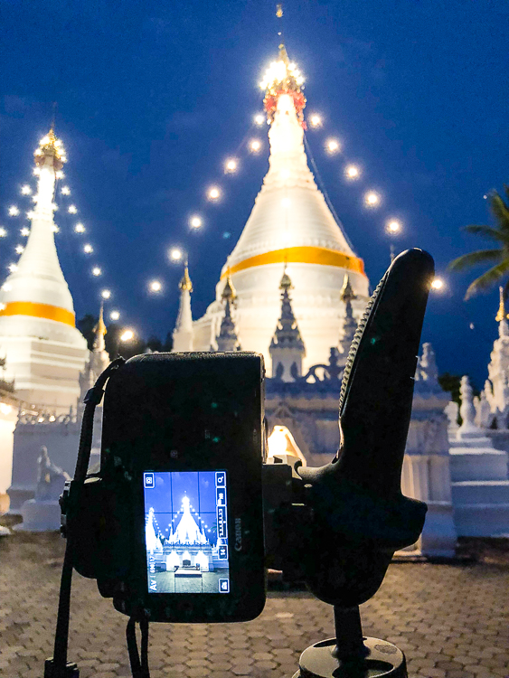 getting up early to get the shot at sunrise blue hour when there are no tourists