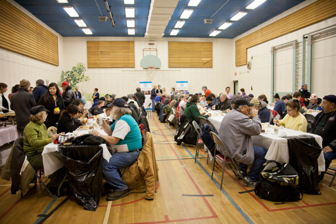 Bissell Centre New Years dinner