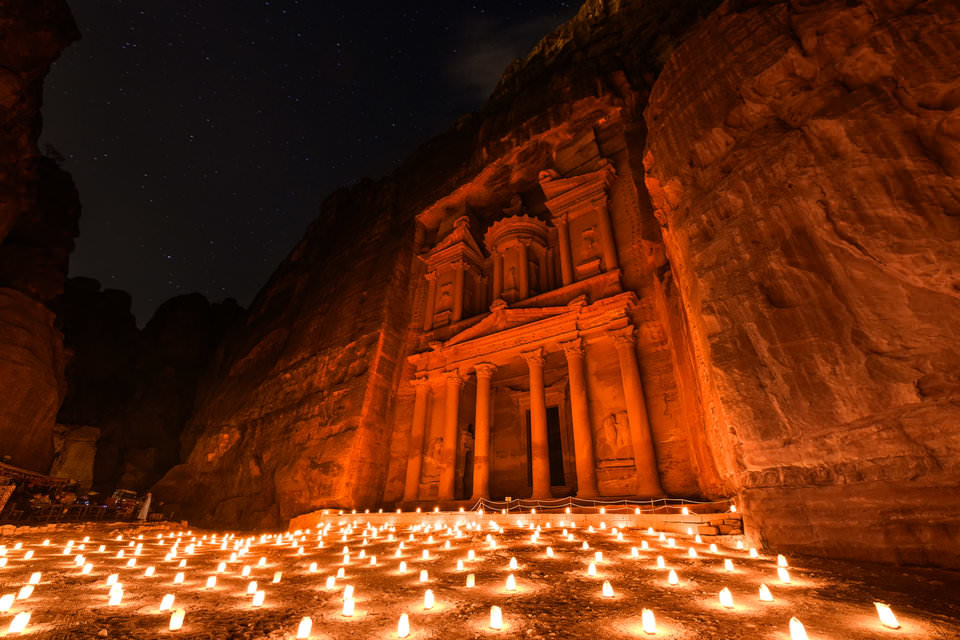 Petra at Night