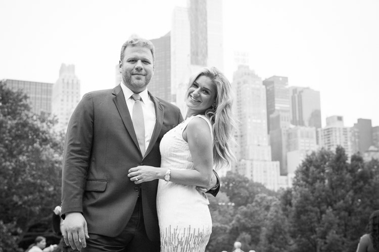 newly wed couple showing an example of a posed photo