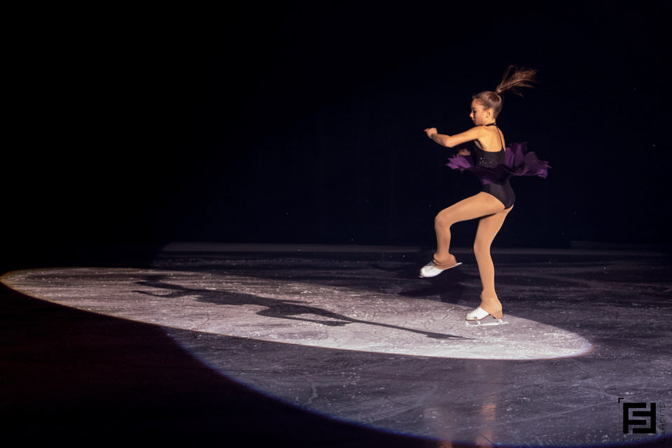 Spotlight Ice Skating Photo