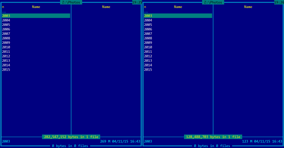 2003 Before and After