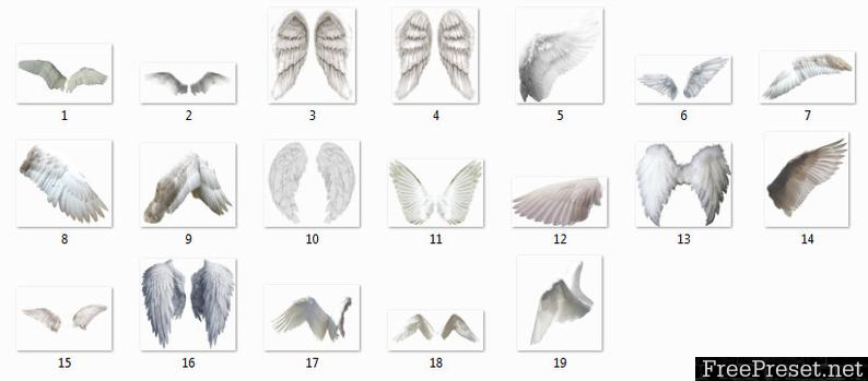 Angel Wings Overlays - 15 Overlays 1994167