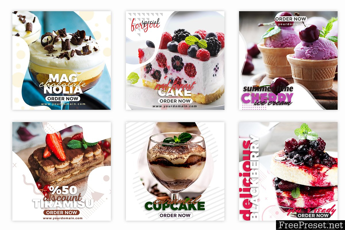 Instagram Post Template - Dessert 3361296