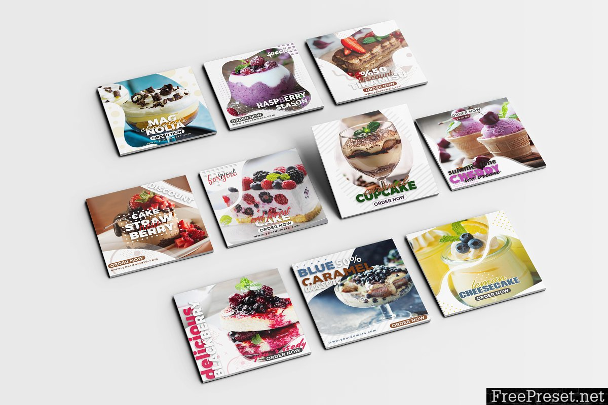 Instagram Post Template - Dessert 3361296