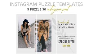 Instagram Puzzle Templates - Fashion 3446314