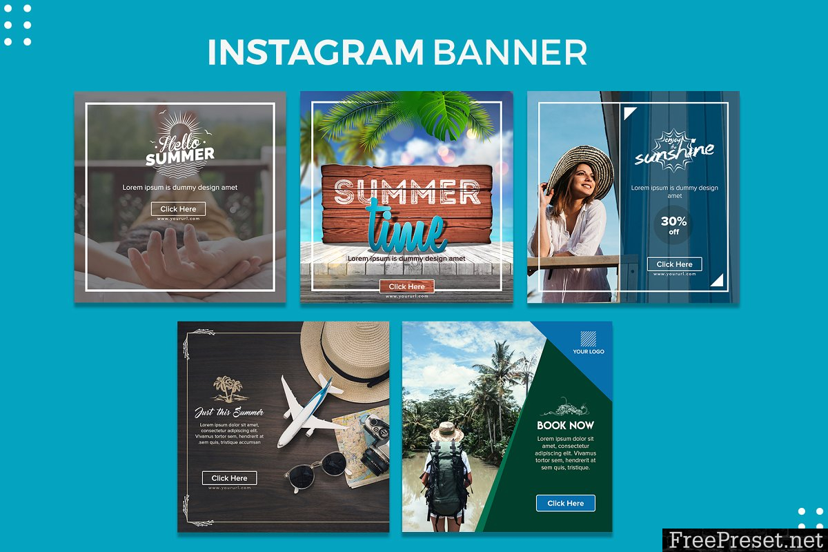 Instagram Summer Banners 2950326
