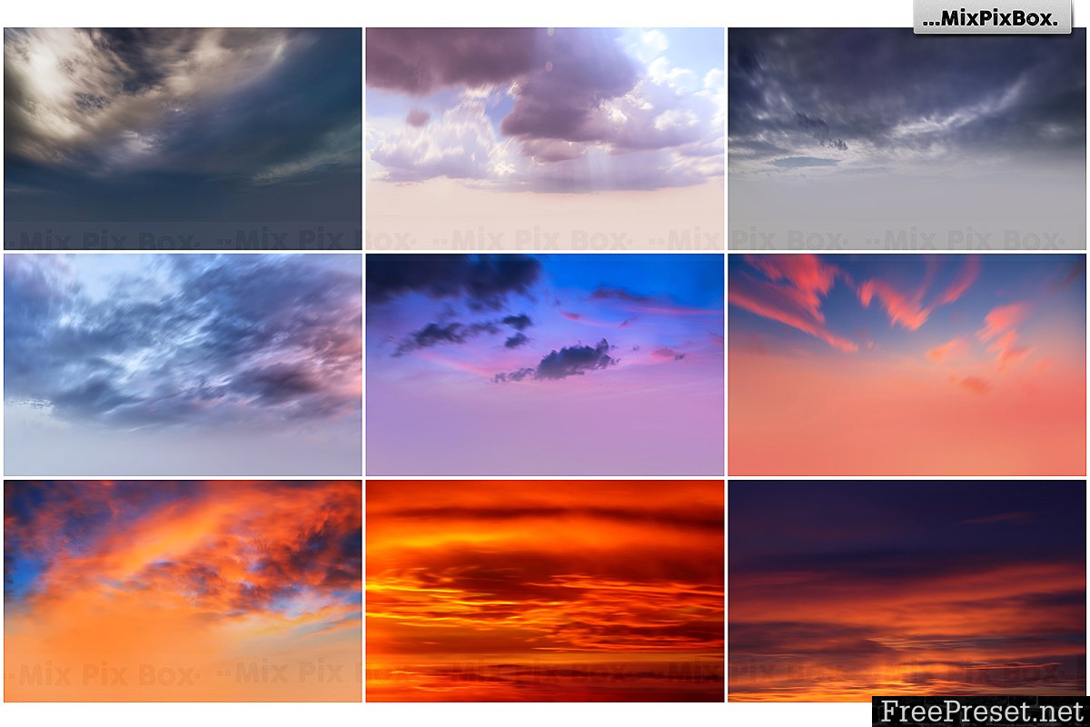 Photoshop Presets SKY # FIVE Sky Overlay