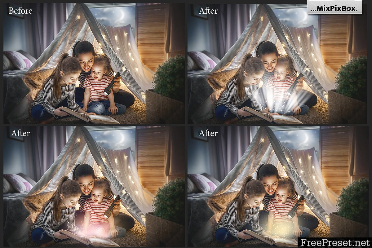 Magic Book Light Photo Overlays 3069587