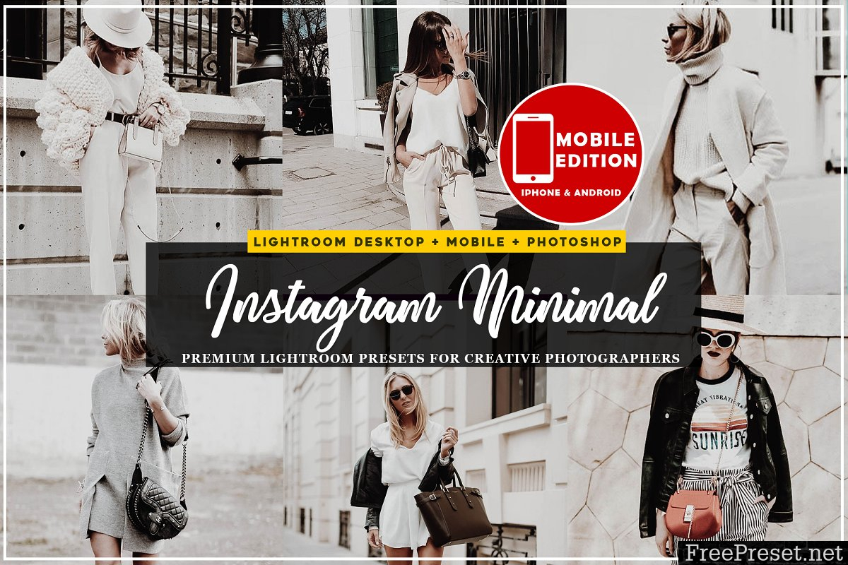 Minimal blogger Lightroom Presets 2838010