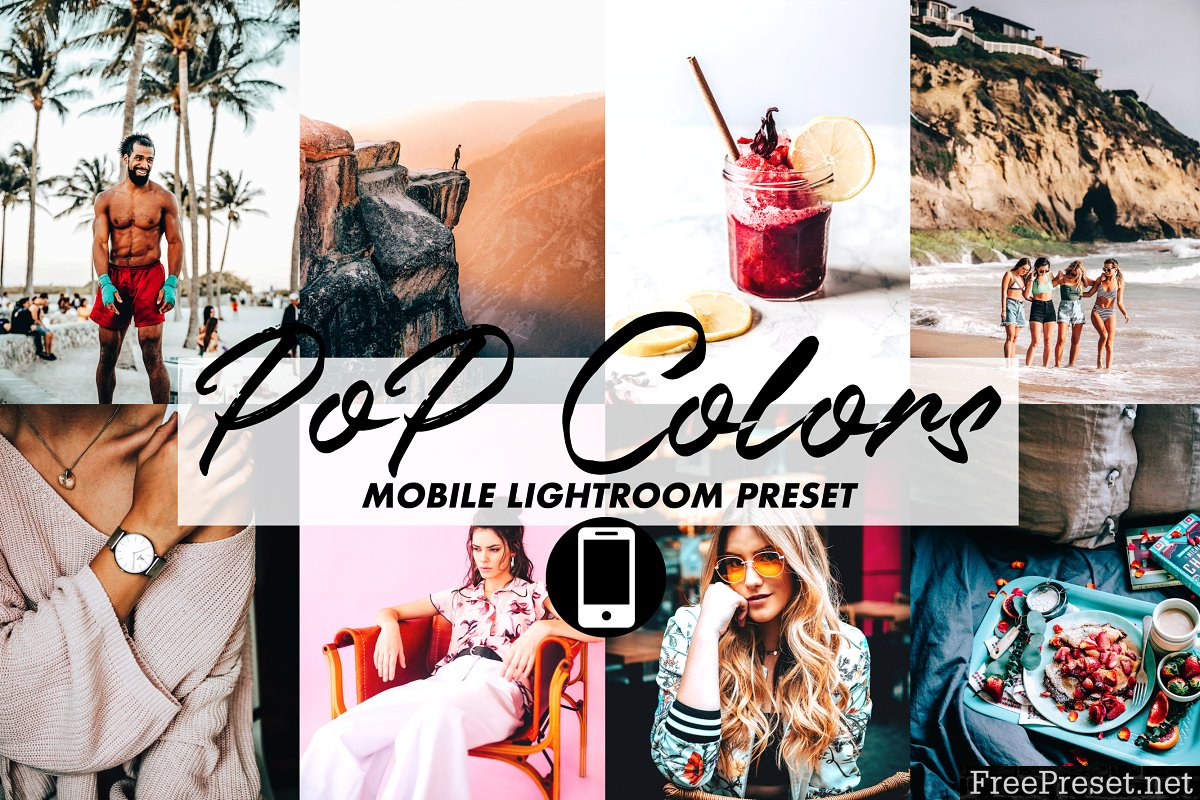 Mobile Lightroom Preset POP COLORS 3395808