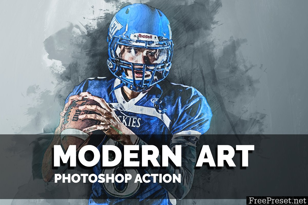 Modern Art Photoshop Action 3614460