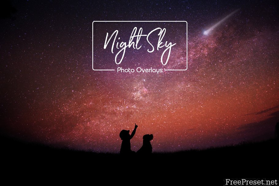 Night Sky and Moon Overlays 2511423
