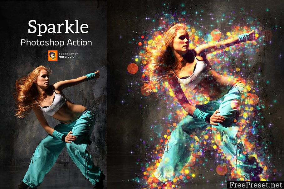 Shimmer Photoshop Action 3379621