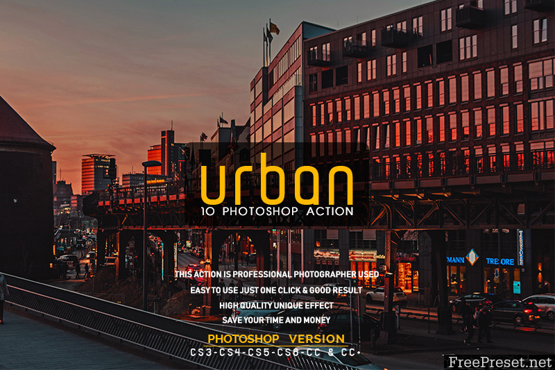 10 Urban Photoshop Action