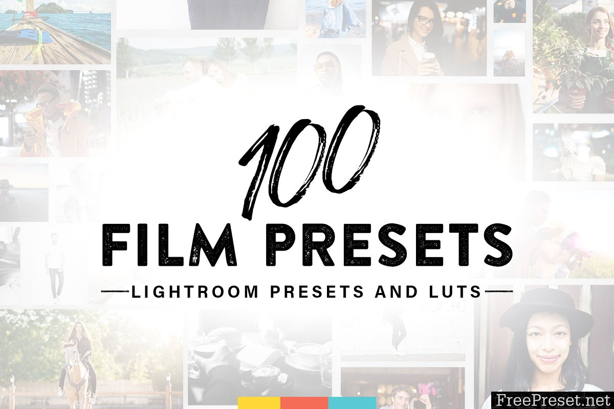100 Film Lightroom Presets and LUTs 3651097
